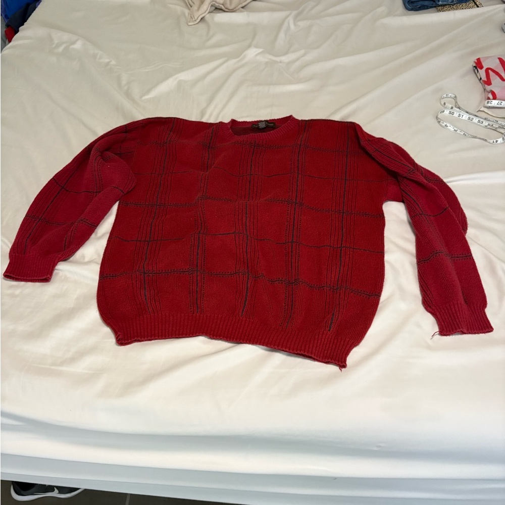 Liberty Red Crewneck Sweater